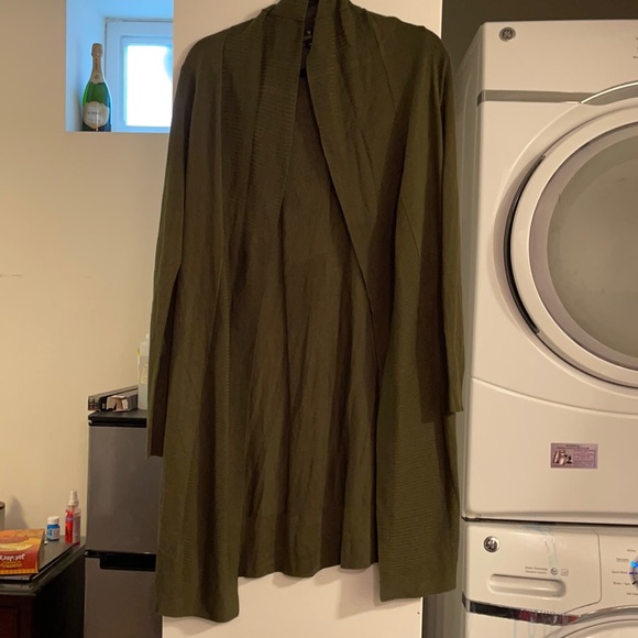 Worthington Green Medium Olive Green Cardigan - Picture 1 of 4